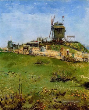Le Moulin de la Galette Vincent van Gogh Ölgemälde